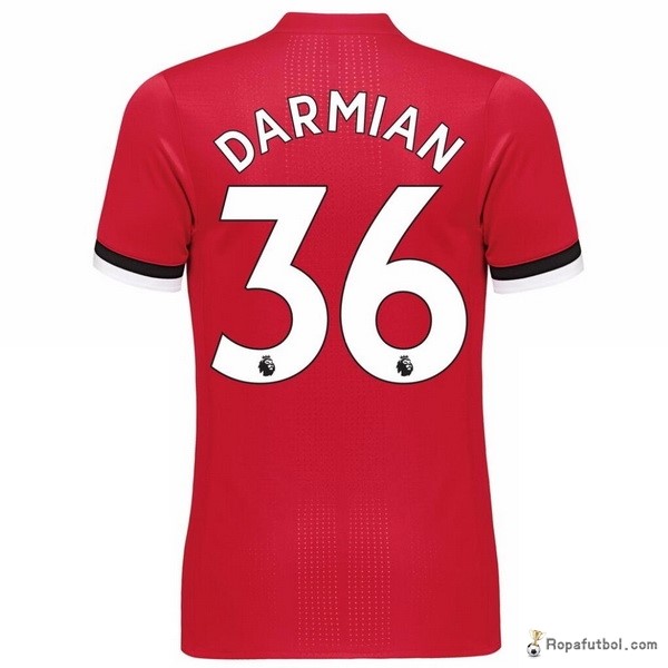 Camiseta Manchester United Replica Primera Ropa Darmian 2017/18